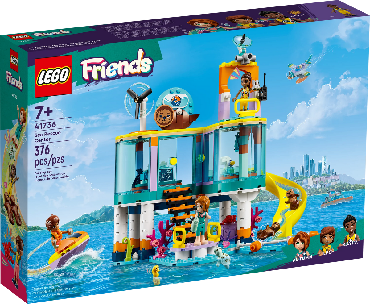 Sea Rescue Center Building Toy with 3 Mini-Dolls T724369