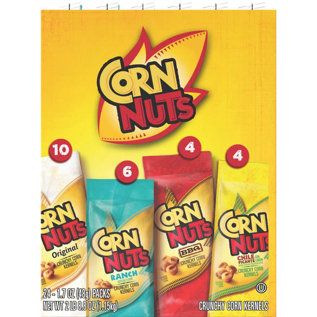 Crunchy Corn Kernels Variety Pack, 24 ct, 1.7 oz Packs V57228
