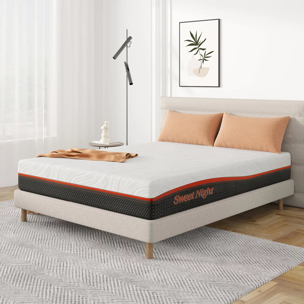 Queen Size Gel Memory Foam Pocket Spring Hybrid Mattress A85787