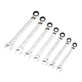 7-Piece Reversible Ratcheting Combination Wrench Set E11527