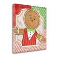 Gingerbread Man Gallery Wrap Canvas Art A56731