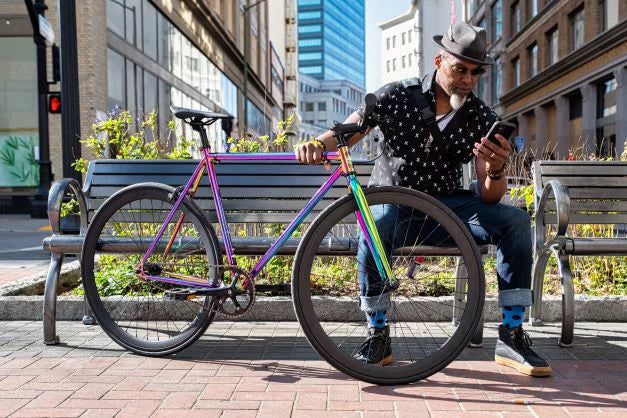 Single Speed Fixed Gear Bike with Front & Rear Brakes N61414