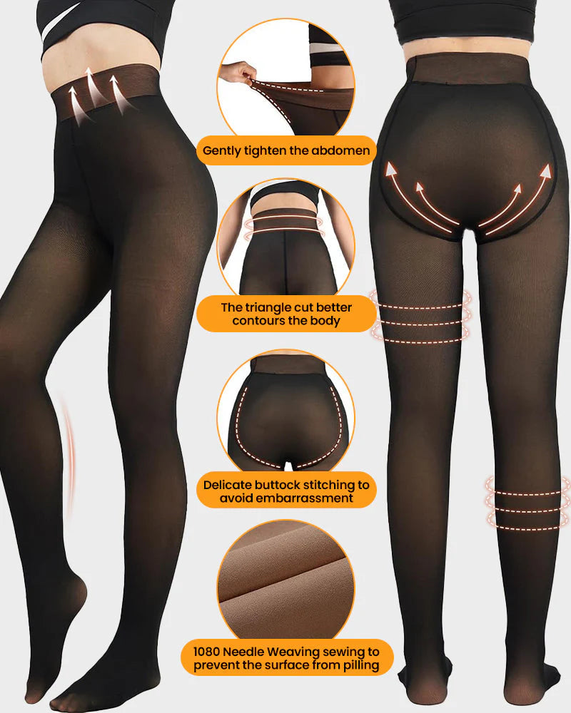 Fleece Lined Tights C8566