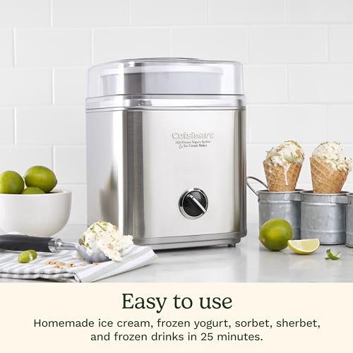 Ice Cream Maker 2-Qt Silver I1620