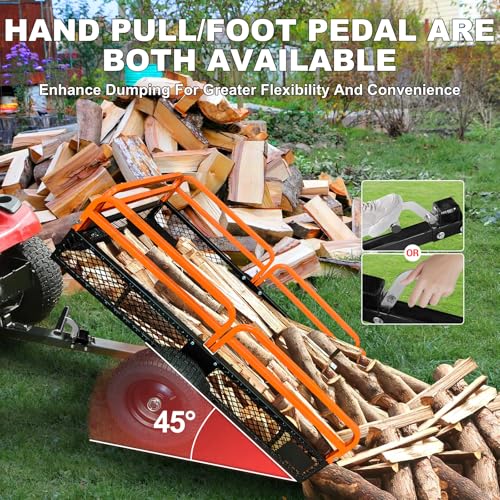 Heavy Duty 1500-Pound Capacity Steel Dump Cart V5249
