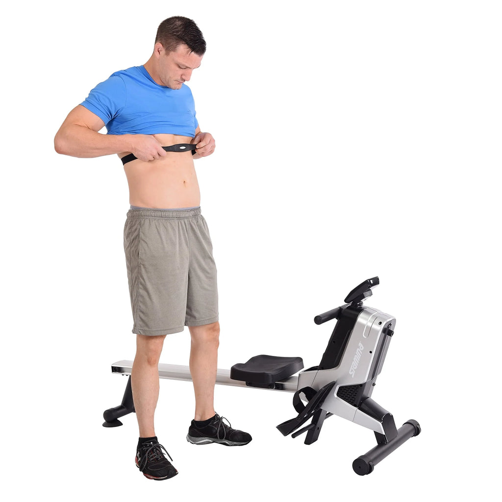 Magnetic Resistance Rower with Heart Rate Monitor Y19356
