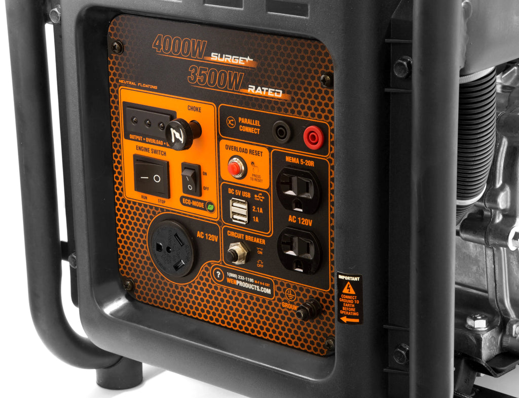 4000-Watt Open Frame Inverter Generator O72571
