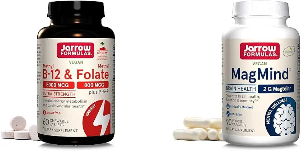 5000 mcg Methyl B-12 & 800 mcg Methyl Folate Dietary Supplement Q994