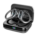 Black IPX7 Waterproof Wireless Bluetooth Earbuds Q590