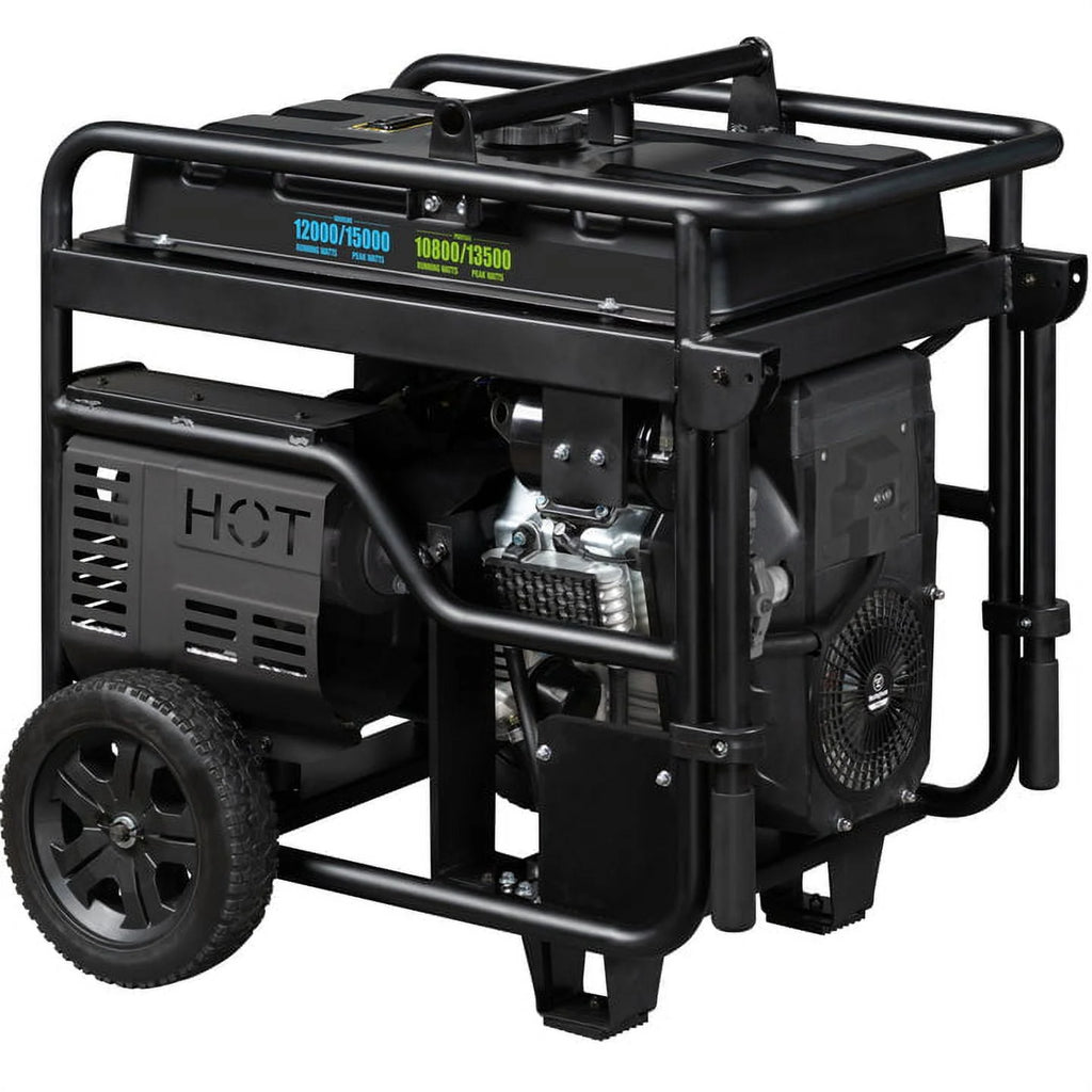 15,000 Peak Watt Dual Fuel Portable Generator C83627