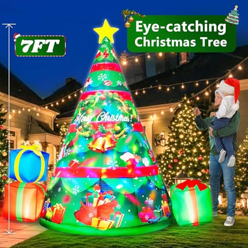 Inflatable Hanging Santa with Bright LEDs A85307