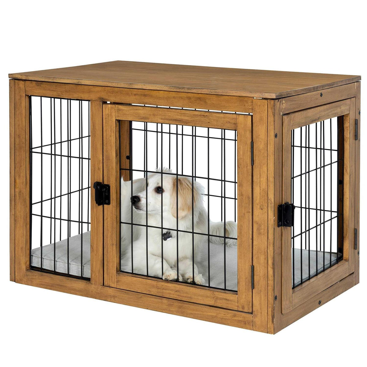 Furniture-Style Dog Crate with Double Doors H783302