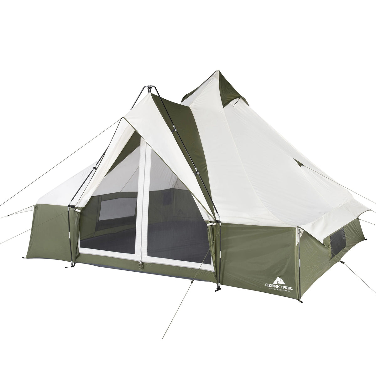 8 Person Camping Tent with Covered Entrance K9242