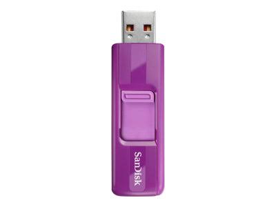 8 GB USB 2.0 Purple USB Flash Drive U2276