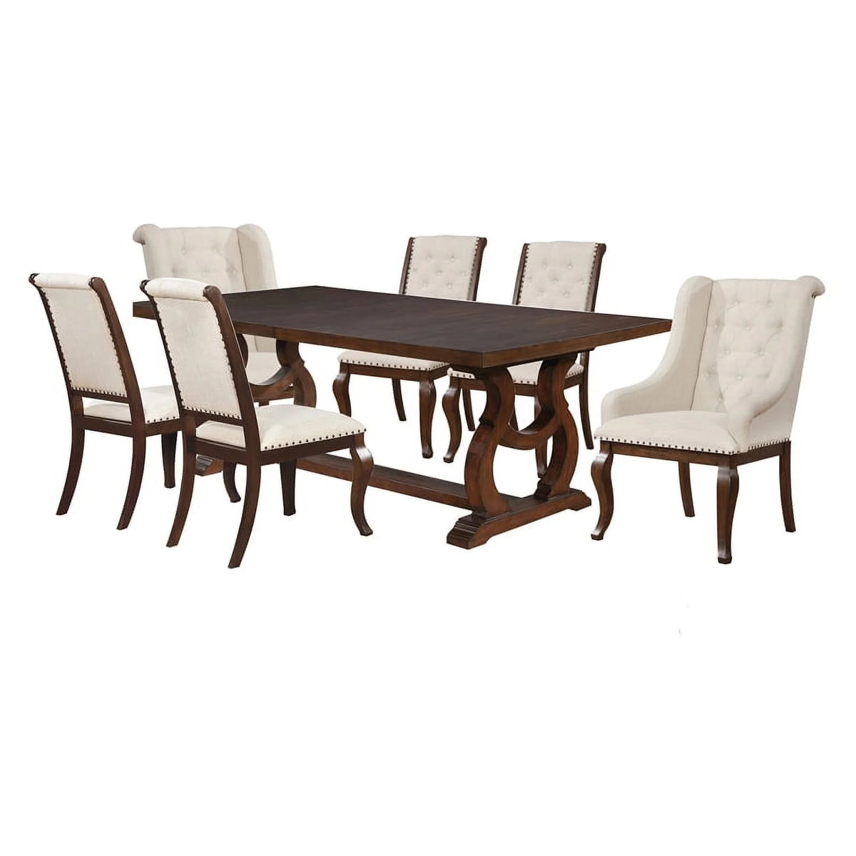 Rectangular Trestle Dining Set F499