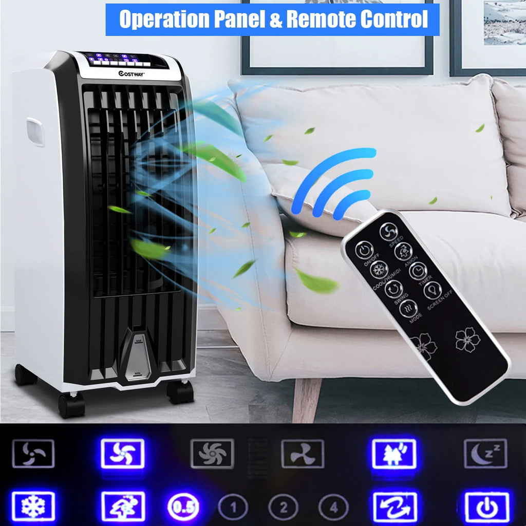 Portable Evaporative Cooler Fan with Remote Control L561372