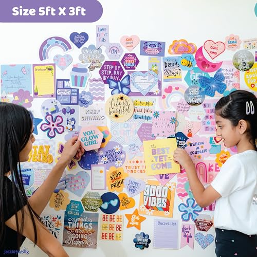 DIY Wall Collage Kit with Glitter Crafts, 1350 PCS S45156