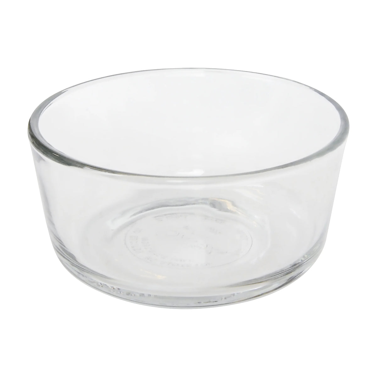 2-Cup Glass Food Storage Bowls with Red Plastic Lids Q779377