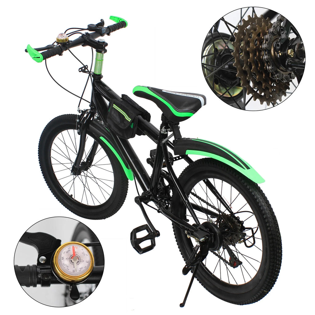 20 Kids Bike 7 Speed High Carbon Steel Mountain Bike Z253360