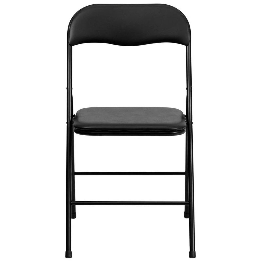 5 Piece Folding Dining Table and Chair Set in Black A73024