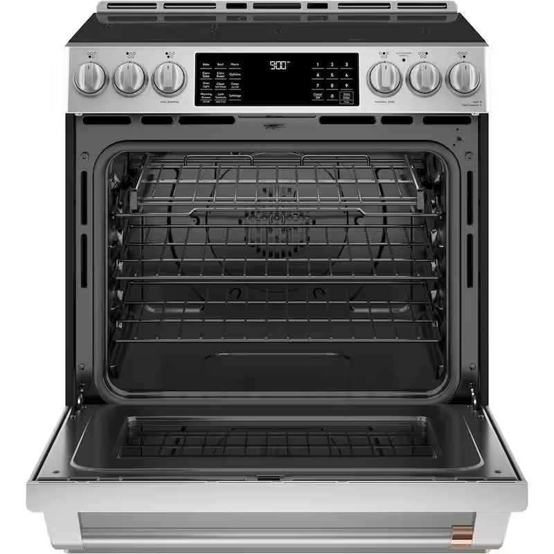 30 in. 5.7 cu. ft. Slide-In Induction Range with Convection L376