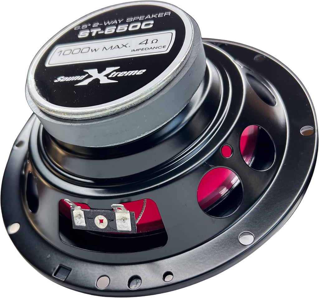 2 Pairs 6.5-Inch 2-Way Car Audio Component Speaker System V246142