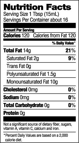 Organic Flavored Extra Virgin Olive Oil Variety Pack, 8.5 oz Pack of 4 J58627