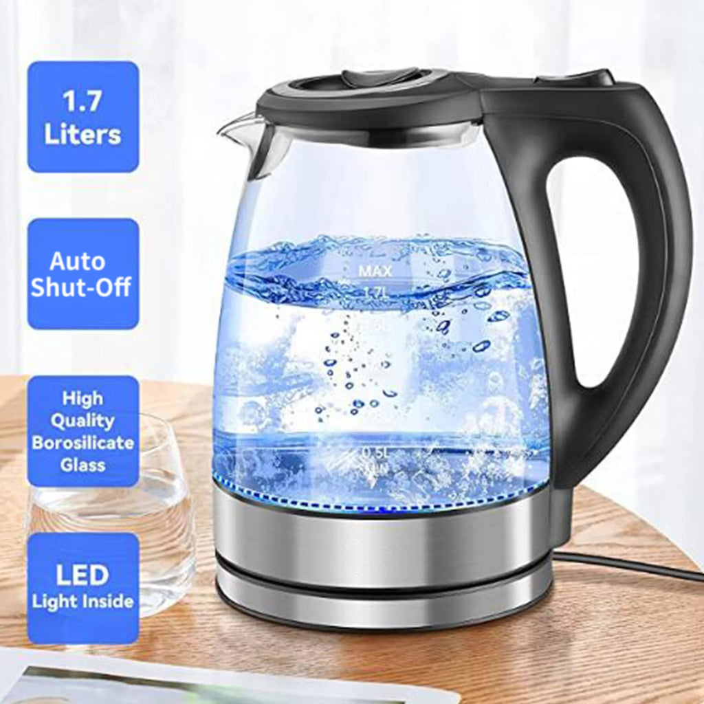 1.7L 1500W Glass Electric Kettle A379