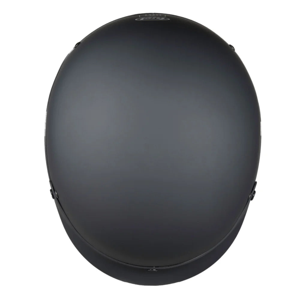 Matte Black Motorcycle Half Helmet R893120
