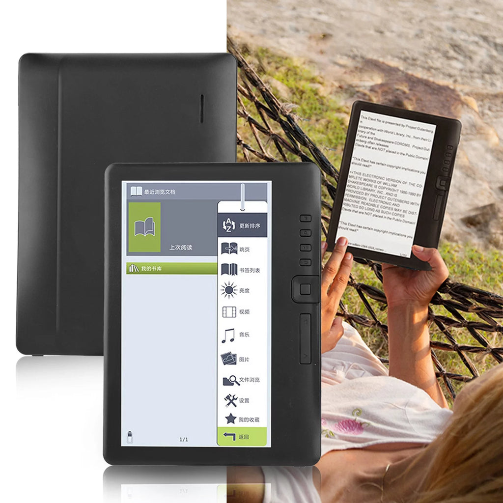 Portable 7inch E-book Reader Colorful Screen Y97086