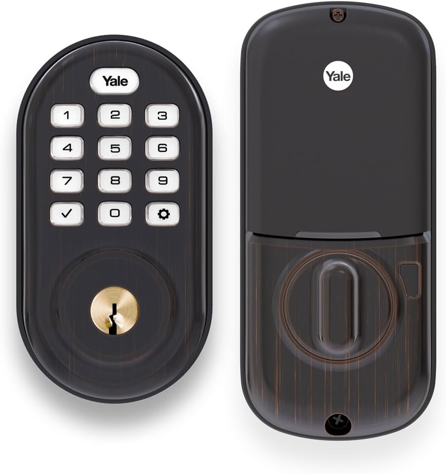 Push Button Deadbolt in Satin Nickel L844443