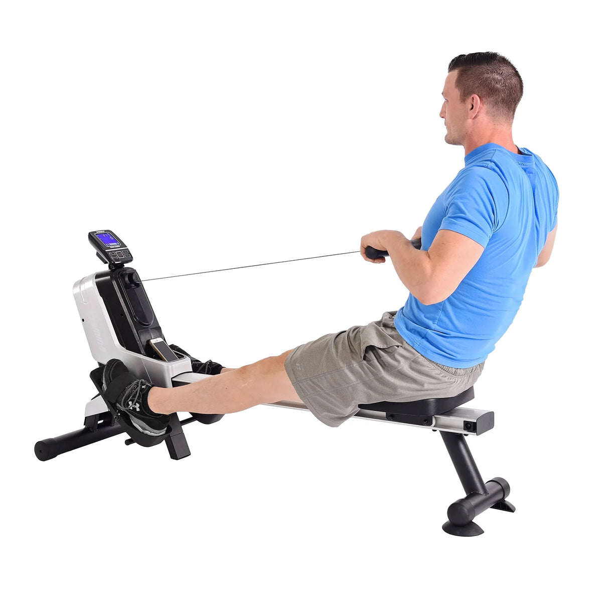 Magnetic Resistance Rower with Heart Rate Monitor Y19356