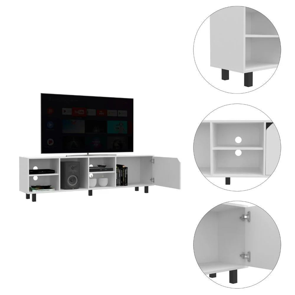 70 in. Light Oak TV Stand A289047