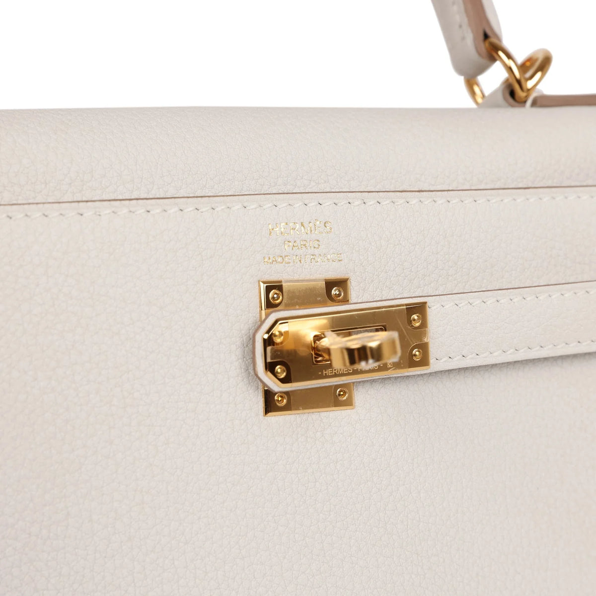 Gris Pale Togo Leather Bag P657
