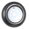 ST205/75D15 Trailer Tire On Rim 5 Lug White Spoke R46444