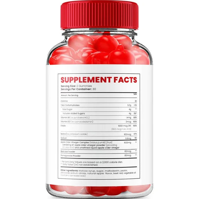 Keto ACV Gummies 1000mg Vitamin B12 300 Gummies O3775