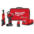 12V Lithium-Ion Brushless Cordless 3/8 in. Impact Wrench Kit with Ratchet O564359