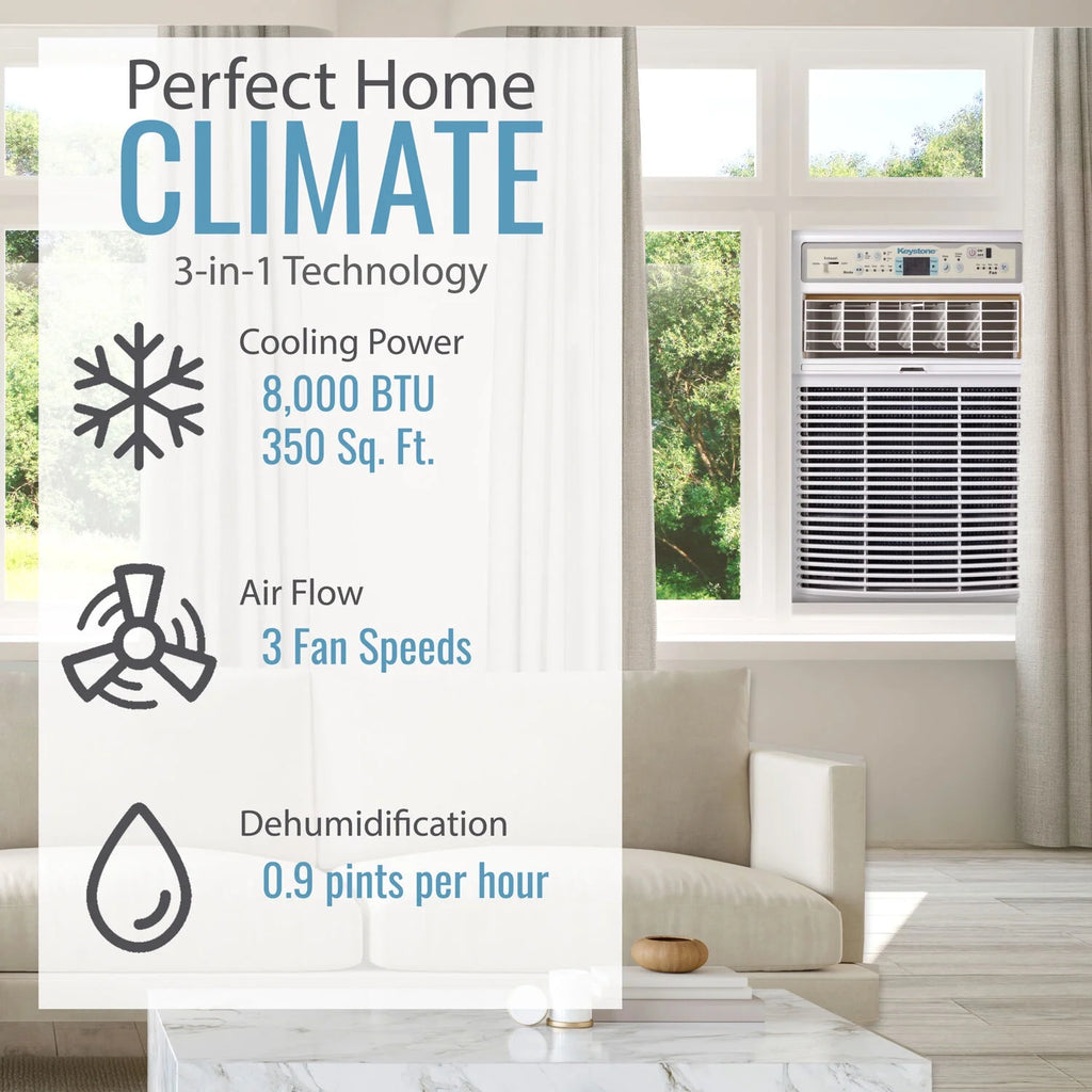 8,000 BTU Slider/Casement Window Air Conditioner M709270