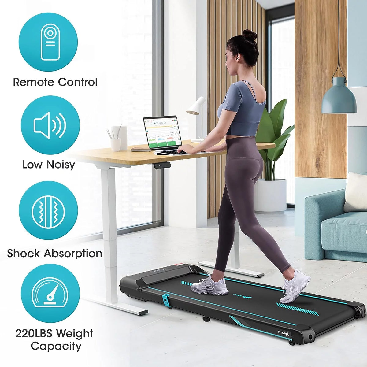 Folding Treadmill 1.5HP 220 LB Capacity G667