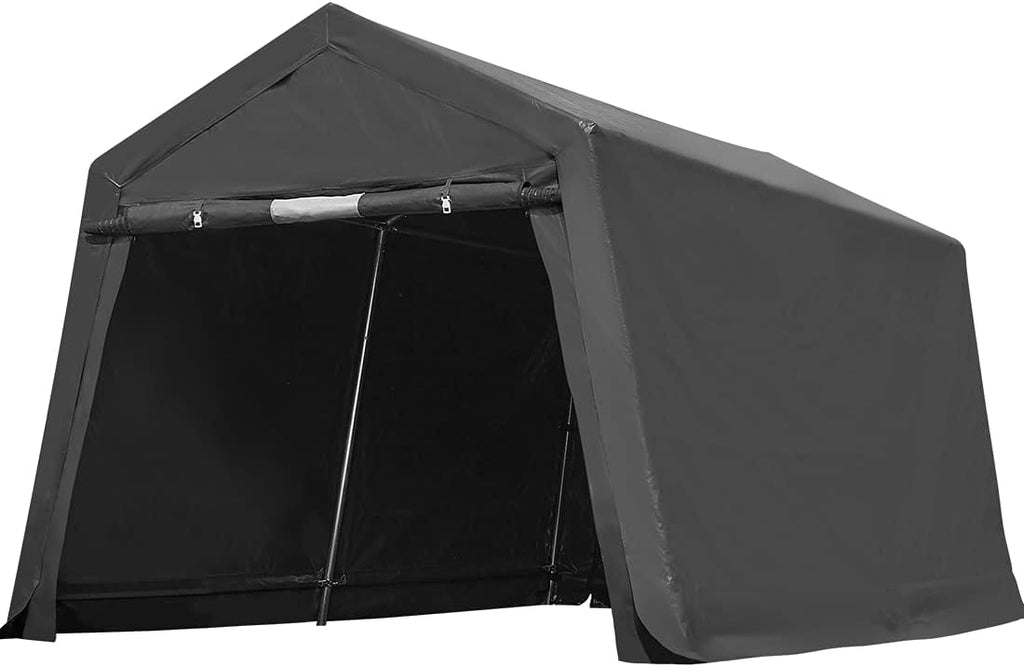 7x12 ft Portable Storage Shelter with 2 Roll up Doors X276