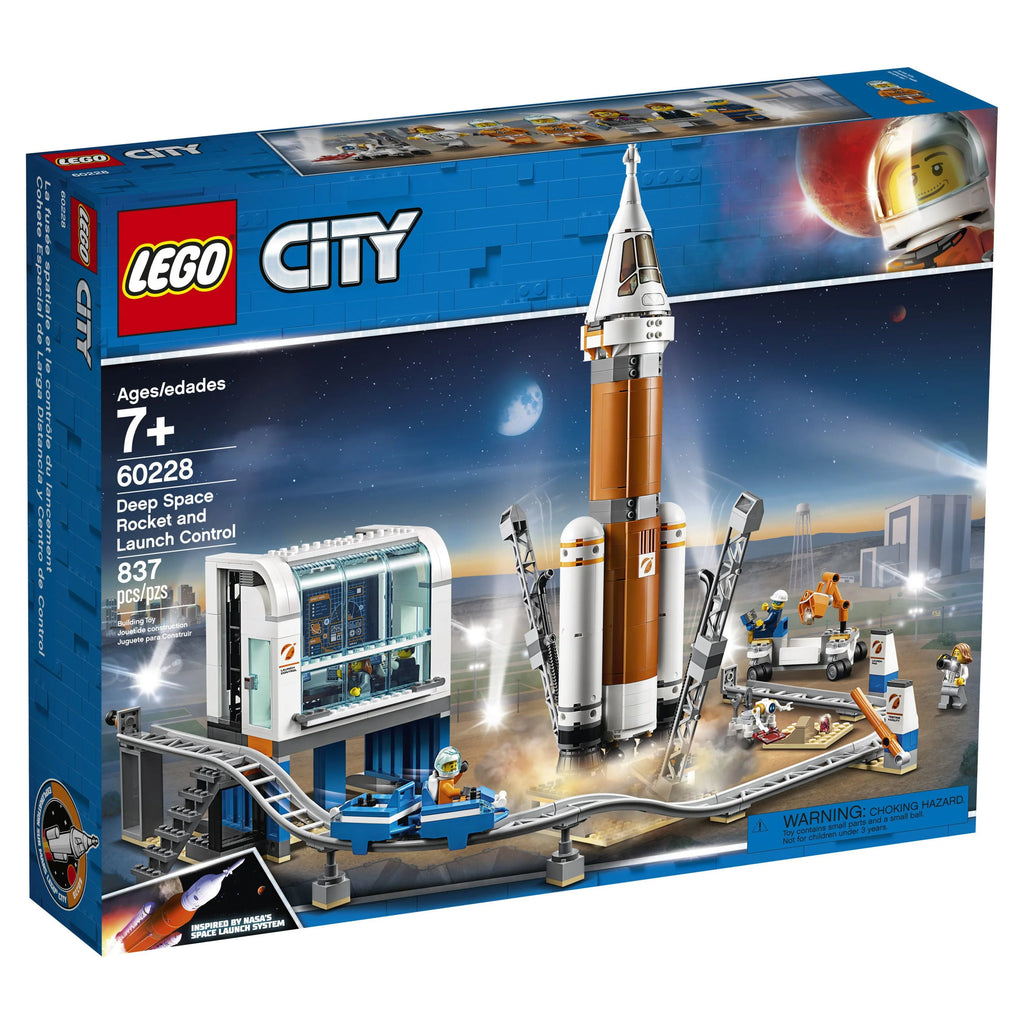 Space Rocket Launch Control with Toy Monorail H428