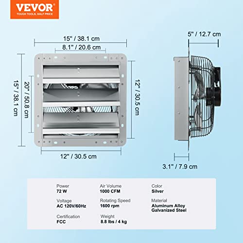 Shutter Exhaust Fan A640