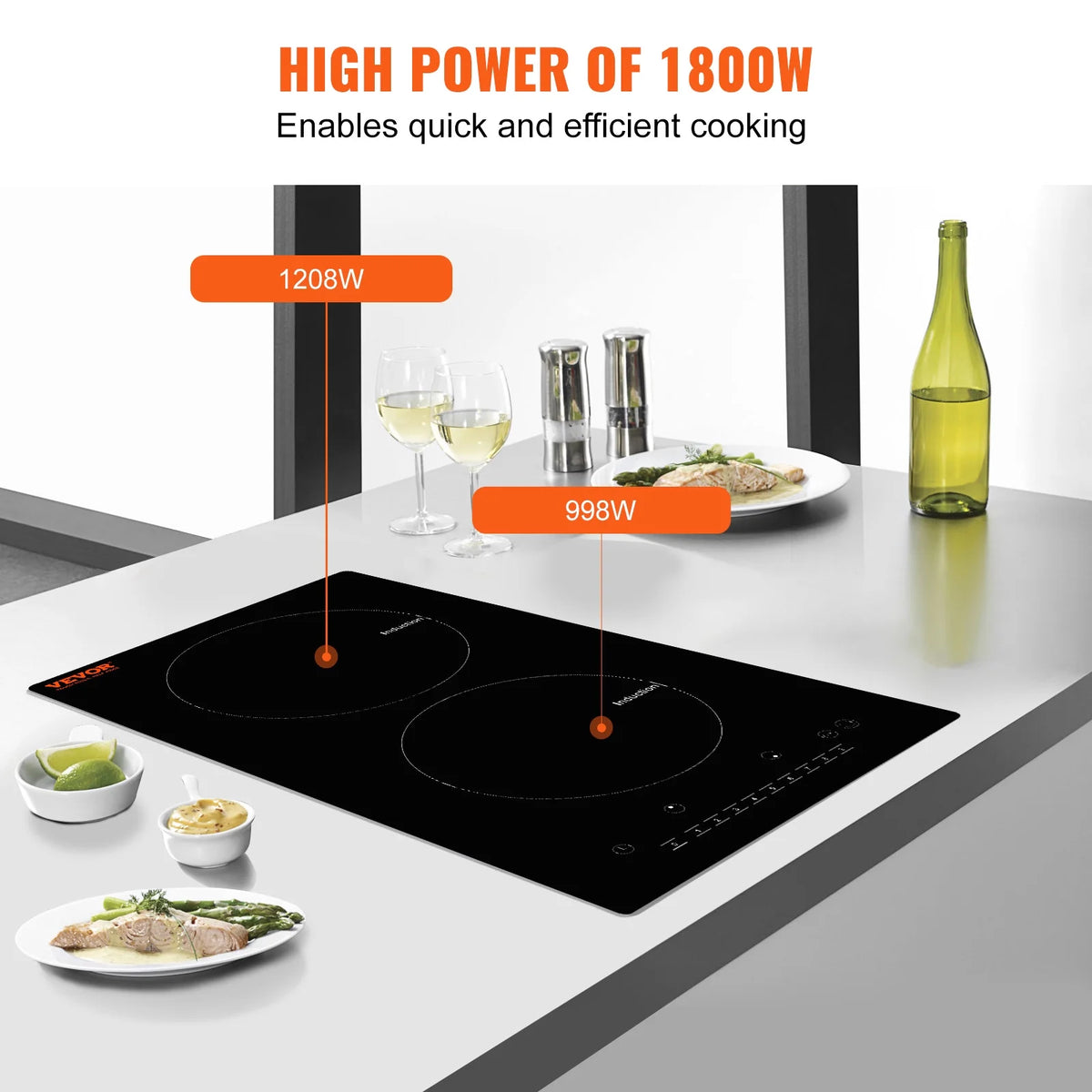 12 inch 2 Burners Electric Cooktop Z2476