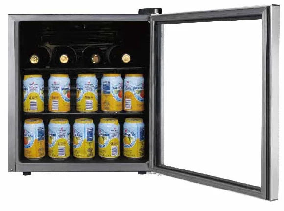 Black Adjustable Beverage Center Refrigerator A15967