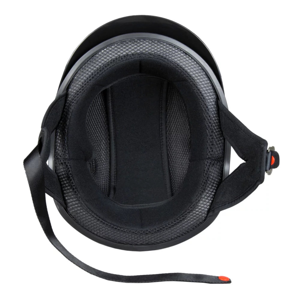 Matte Black Motorcycle Half Helmet R893120