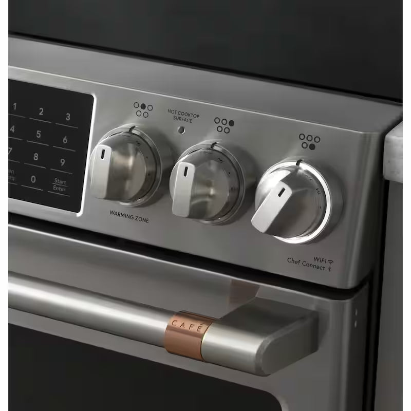 30 in. 5.7 cu. ft. Slide-In Induction Range with Convection L376