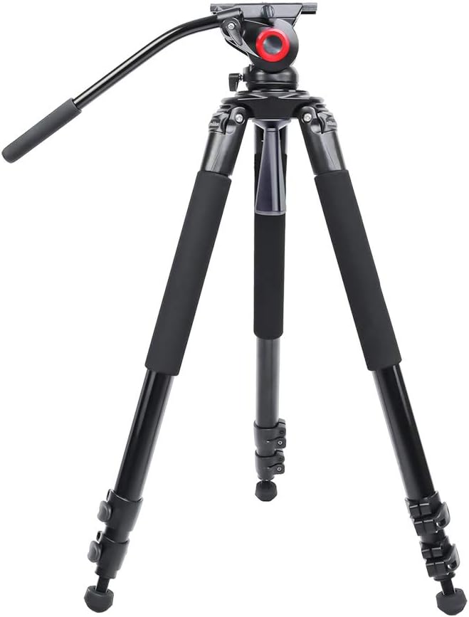 Aluminum Alloy Tripod with Fluid Head K1865
