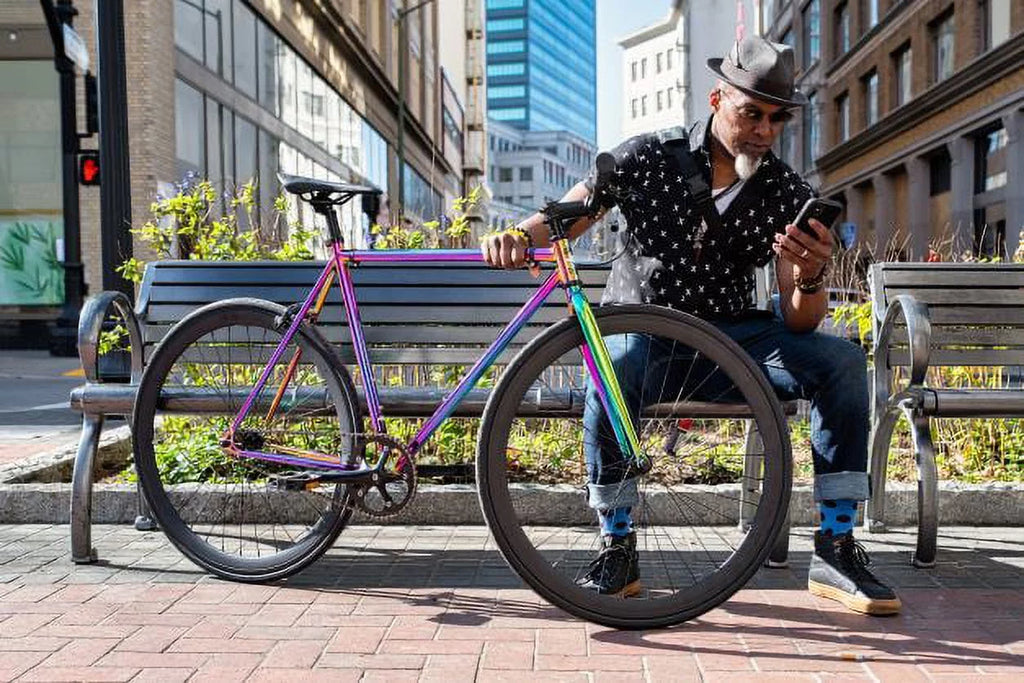Single Speed Fixed Gear Bike with Front & Rear Brakes N61414