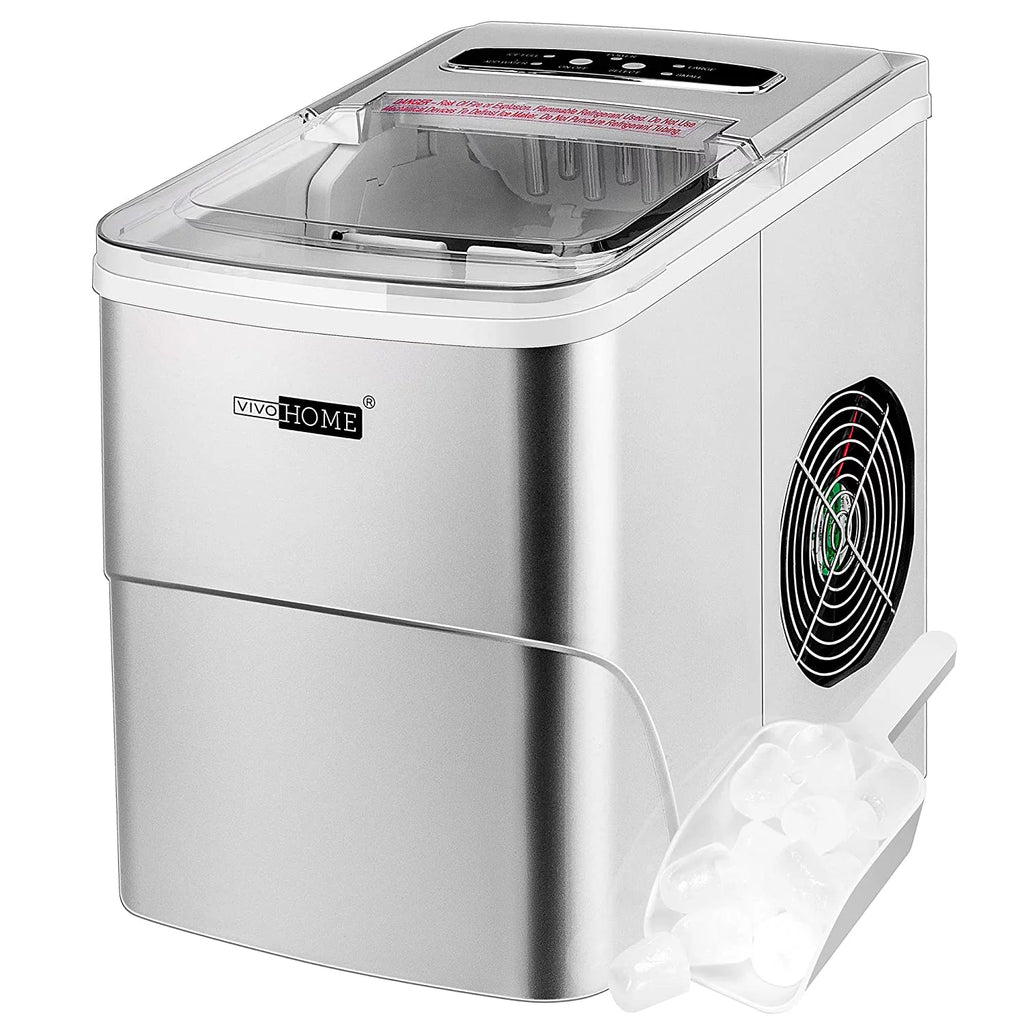 Black Countertop Ice Maker with Ice Scoop X301
