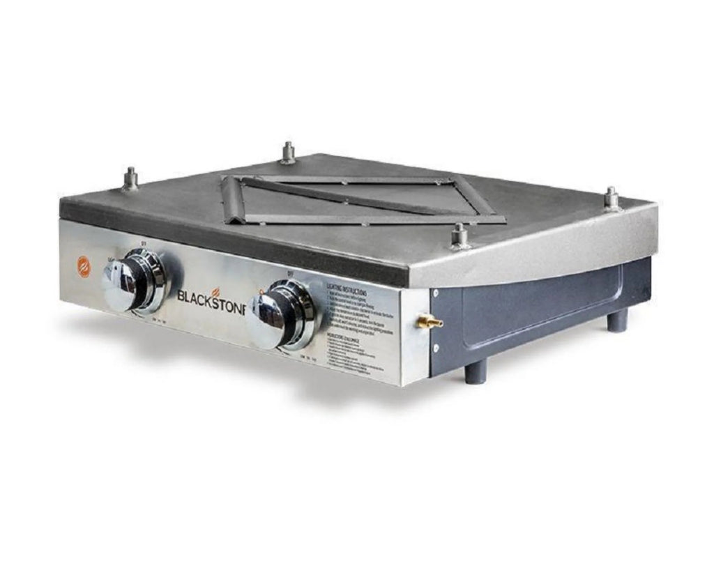 2-Burner 22'' Tabletop Griddle with Stainless Steel Front J136